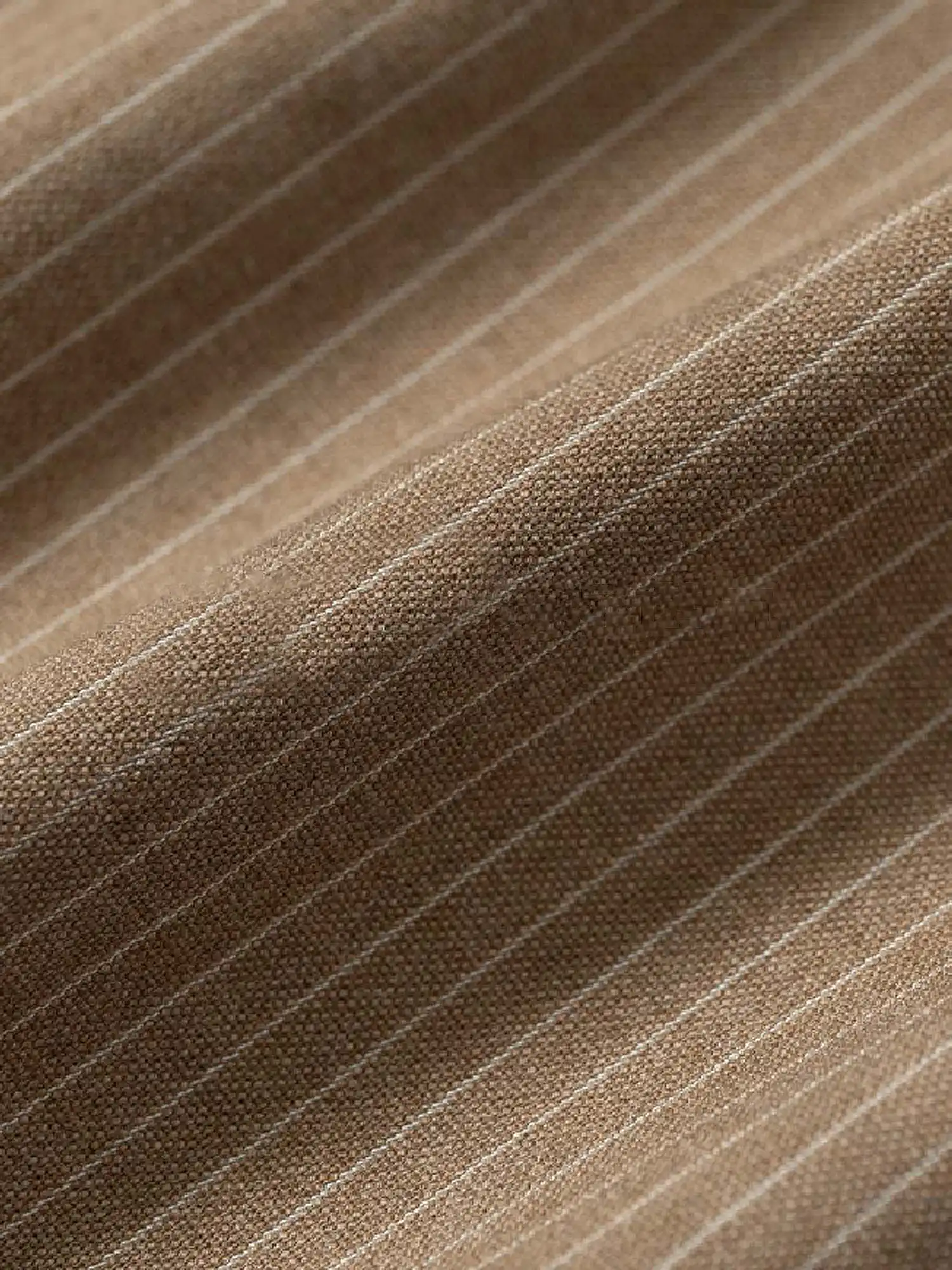 Pinstripe Wide Leg Capri Suit Trousers Pants - Image 13