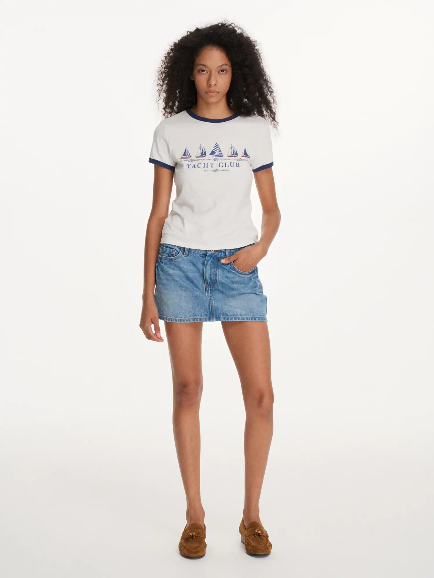 San Diego Vintage Ringer Graphic Tee - Image 8