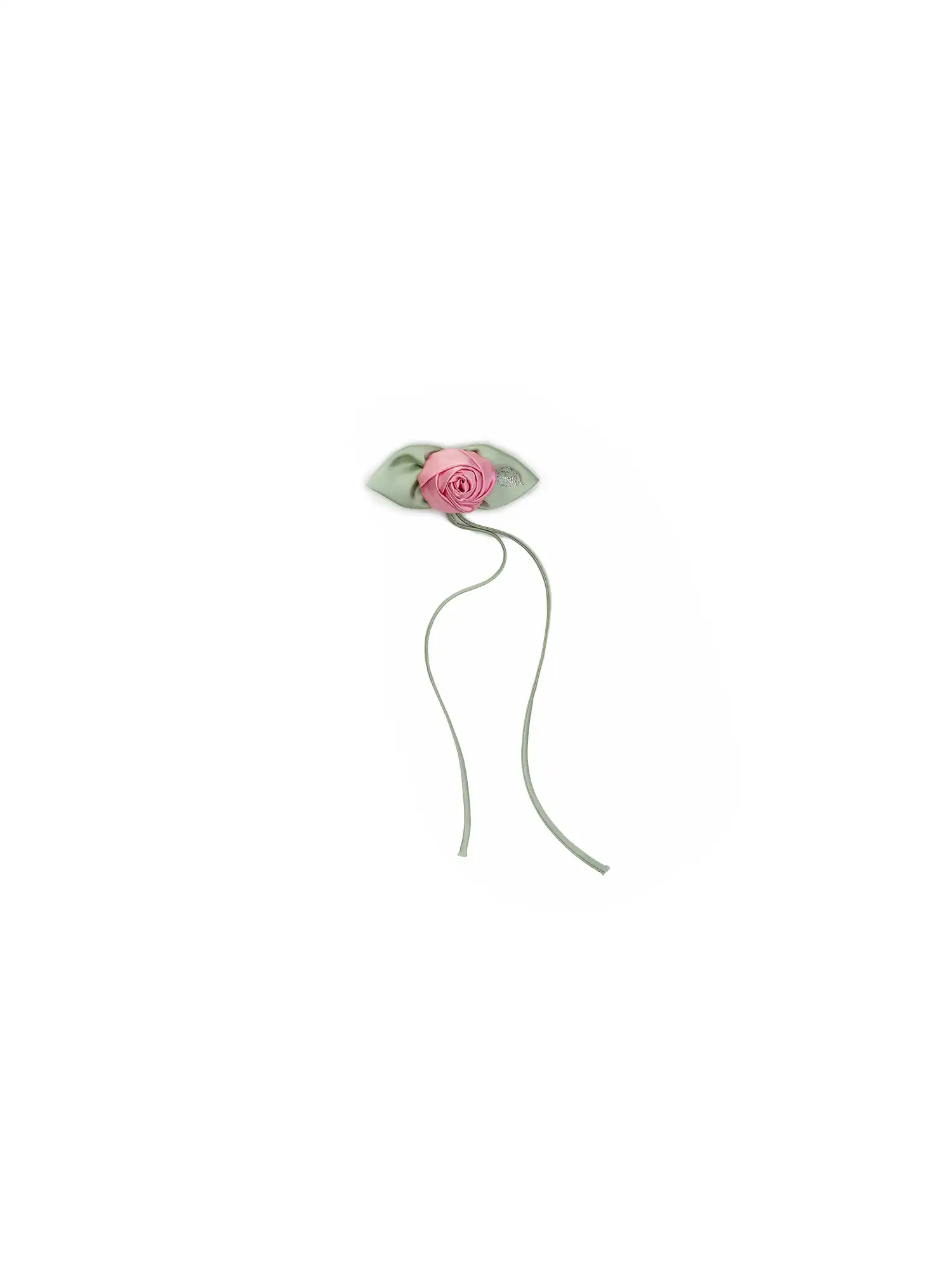 Satin Rose Eye-Shaped Statement Pins - Image 7