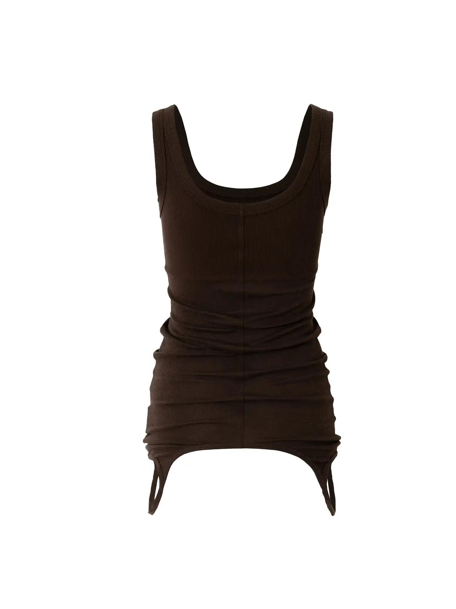 Scoop Neck Knit Longline Tank Top - Image 8