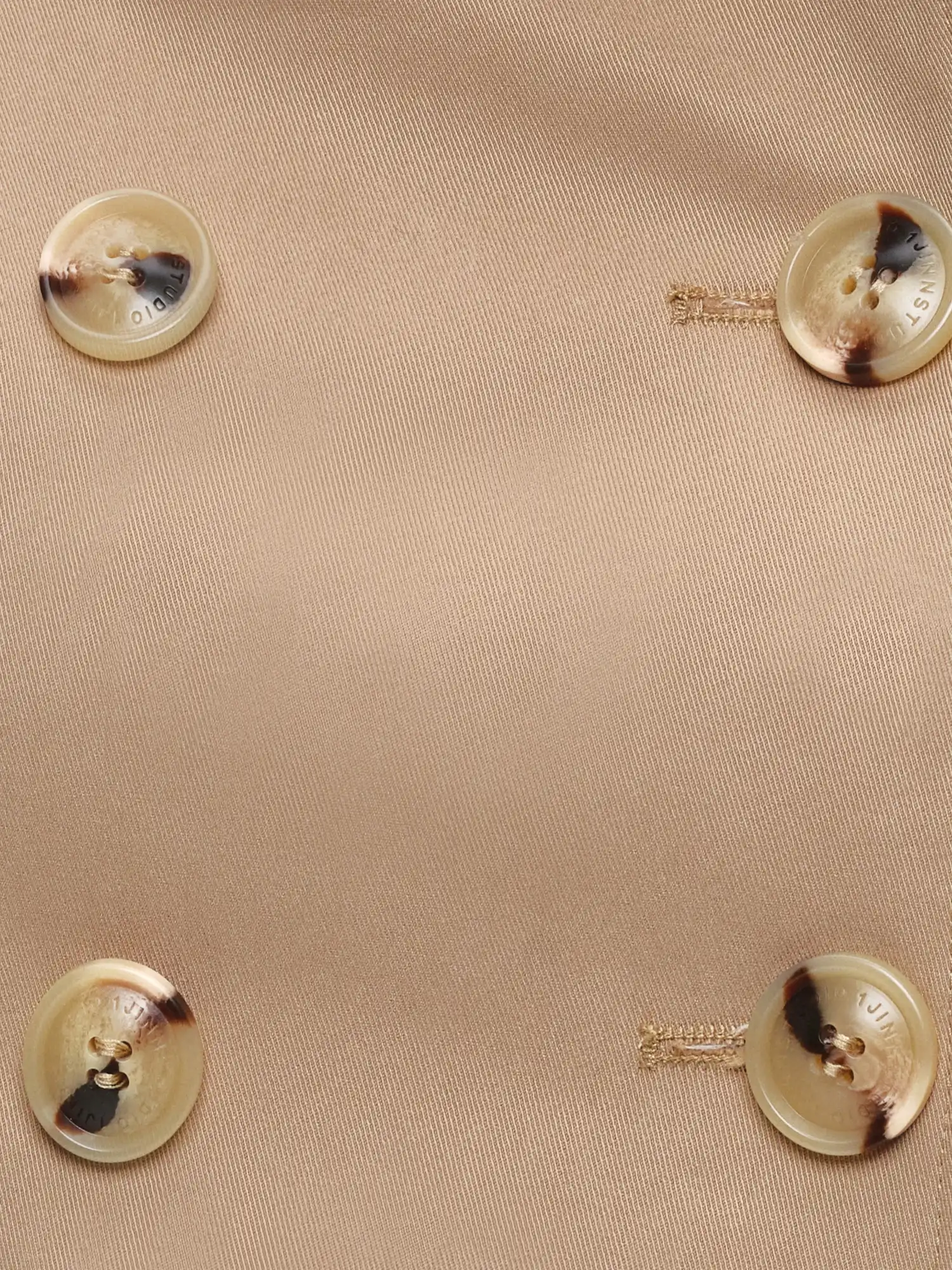Short Sleeve Cropped Trench Jacket - Image 3