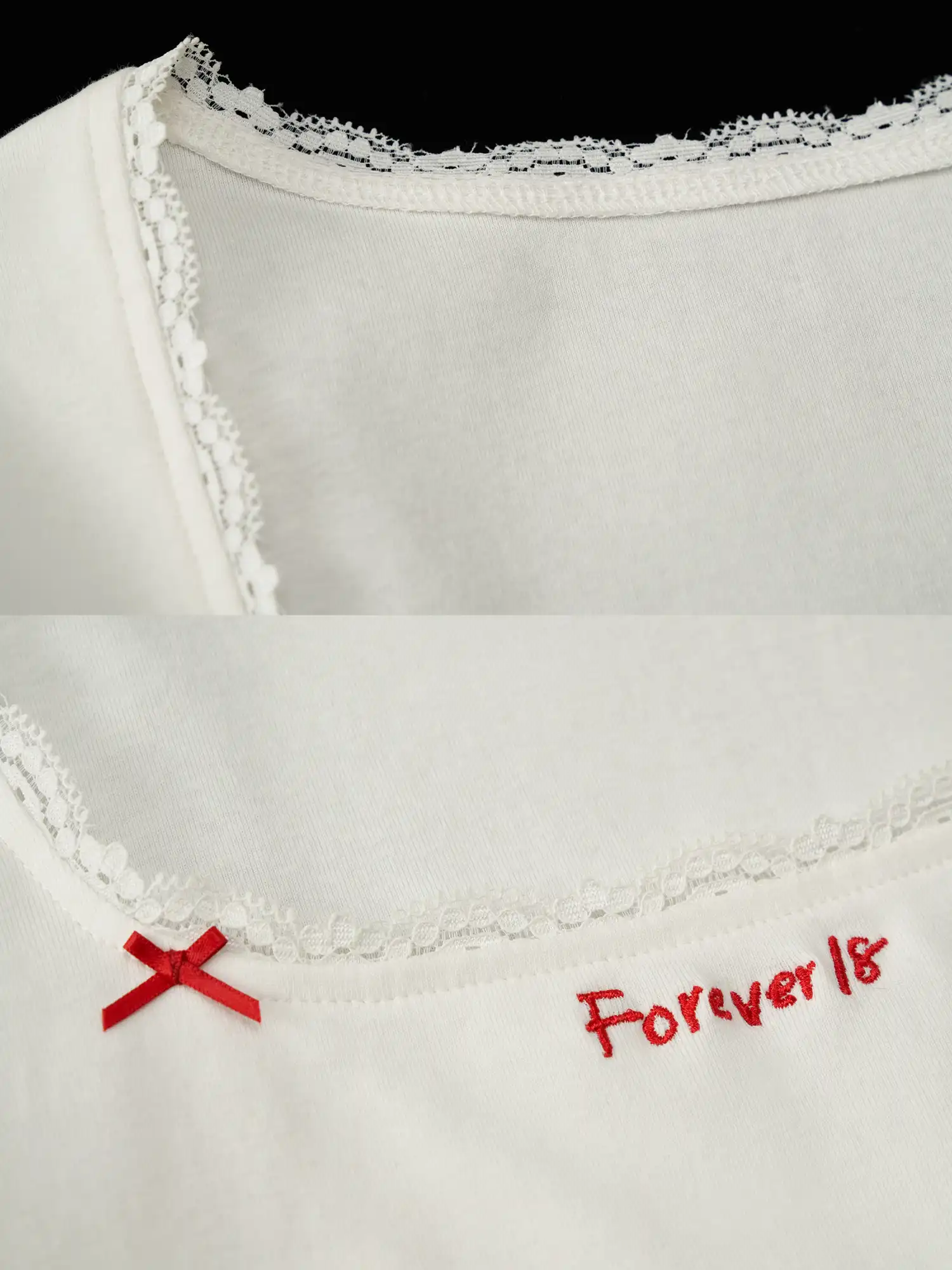 Sportique Basic Crop Square Neck Top - Image 7