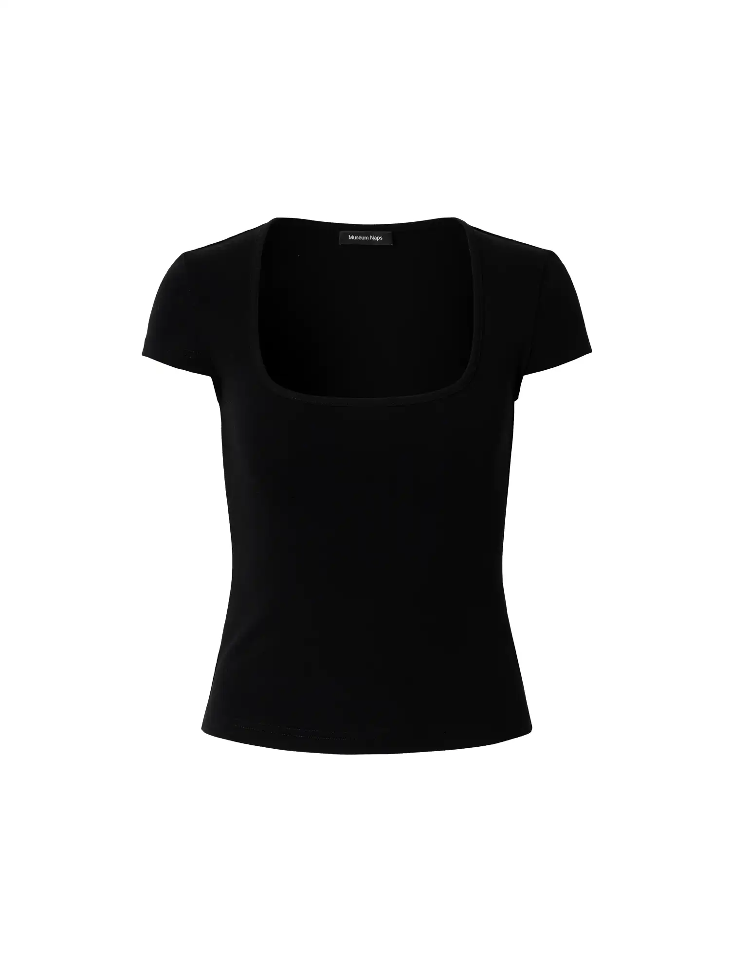 Square Neck Fitted Cropped T Shirt - Image 11