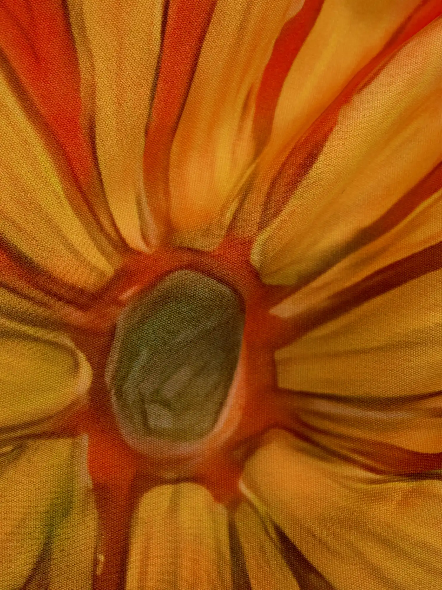 Tangerine Orange Floral Babydoll Halter Top - Image 8