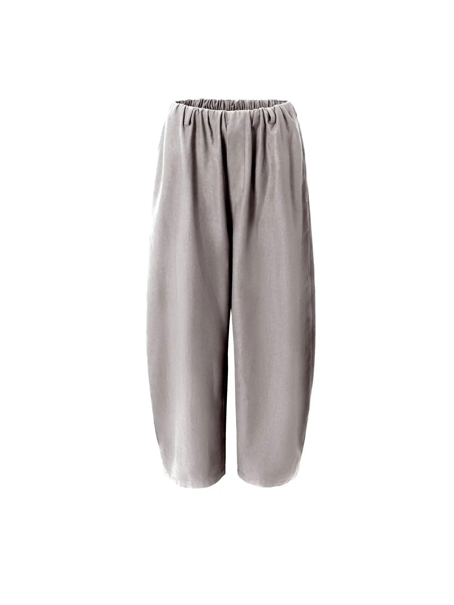 Tencel-Cotton Pleated Barrel Pants - Image 4