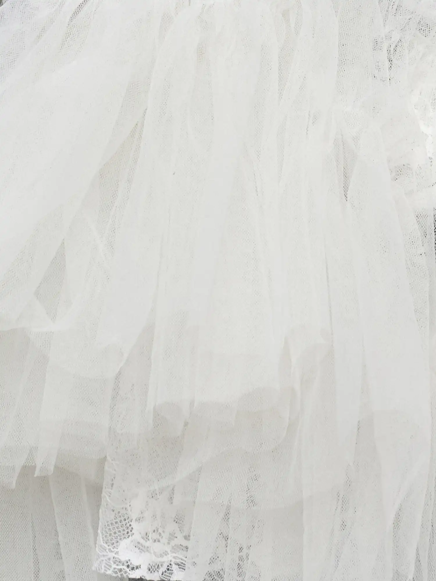 Tiered Tulle Lace Ruffle Mini Skirt - Image 9