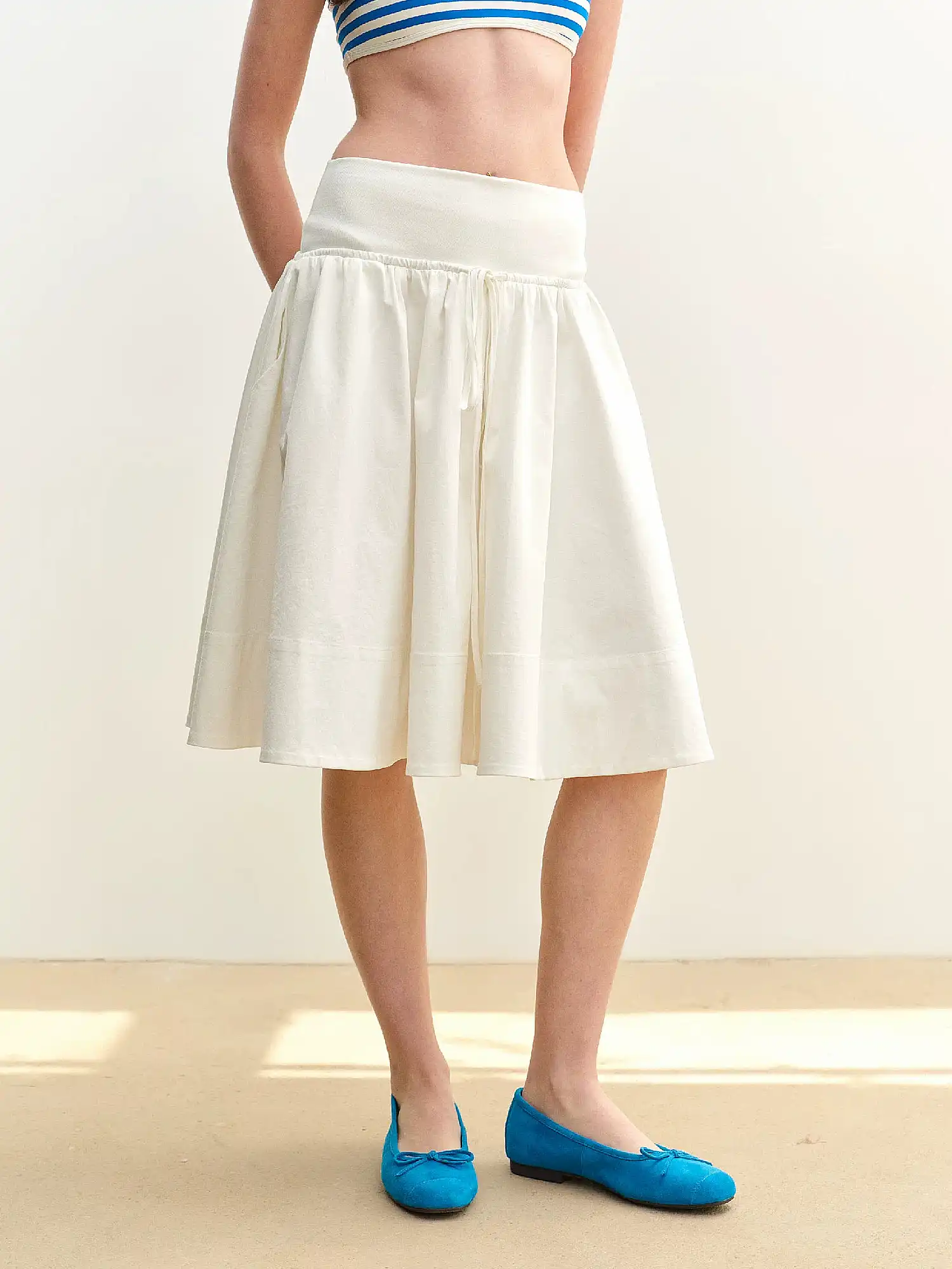 Tropical Floral High Waisted Mini Skirt - Image 13