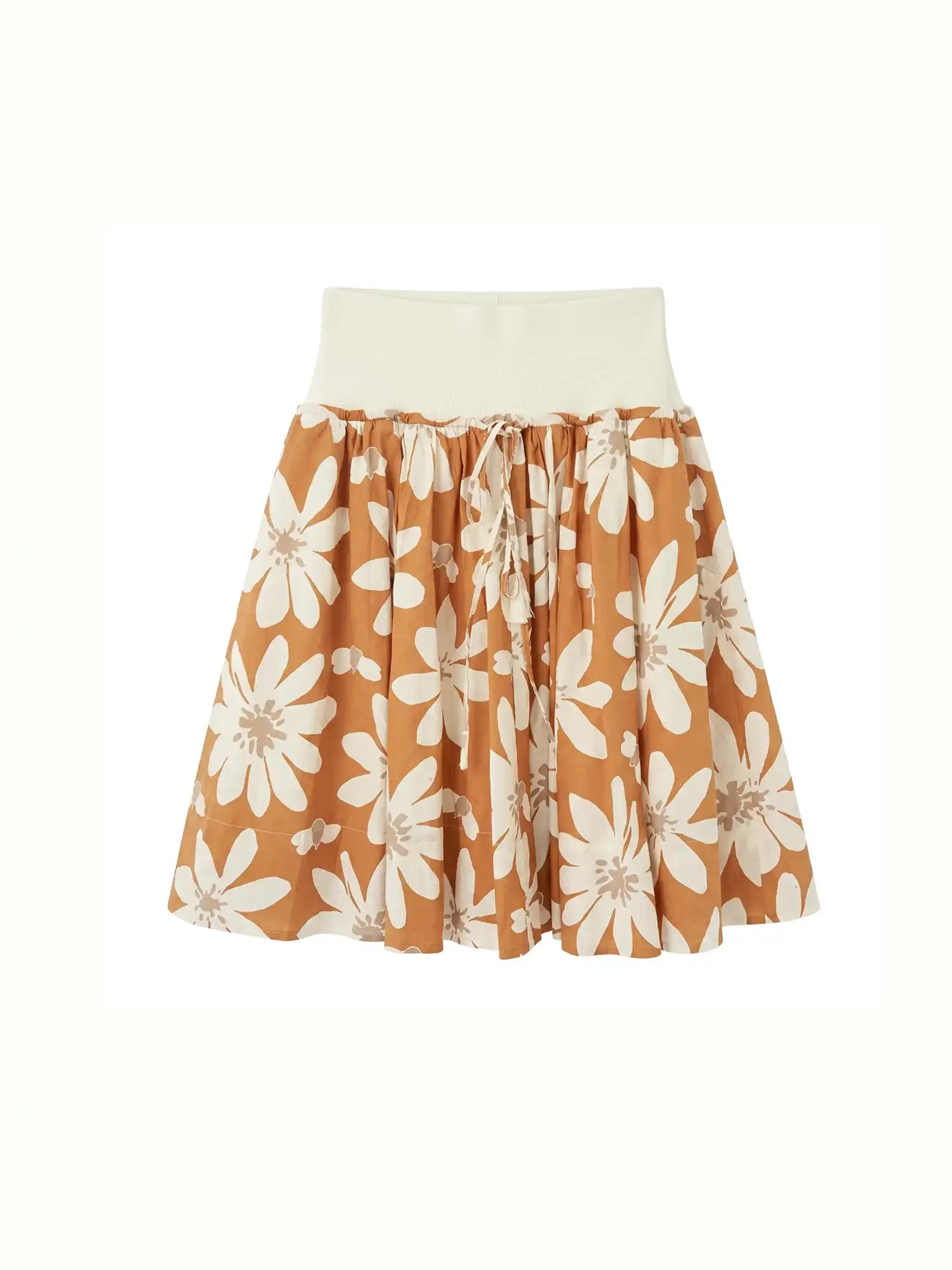 Tropical Floral High Waisted Mini Skirt - Image 8