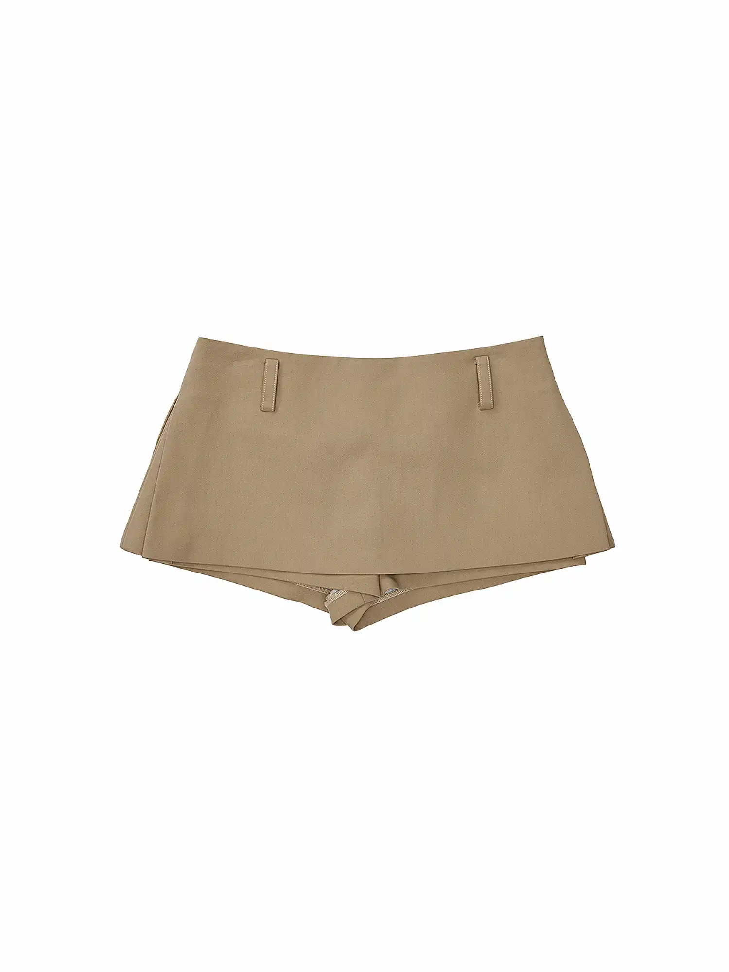 Twill Low Rise Trench Mini Skirt - Image 2