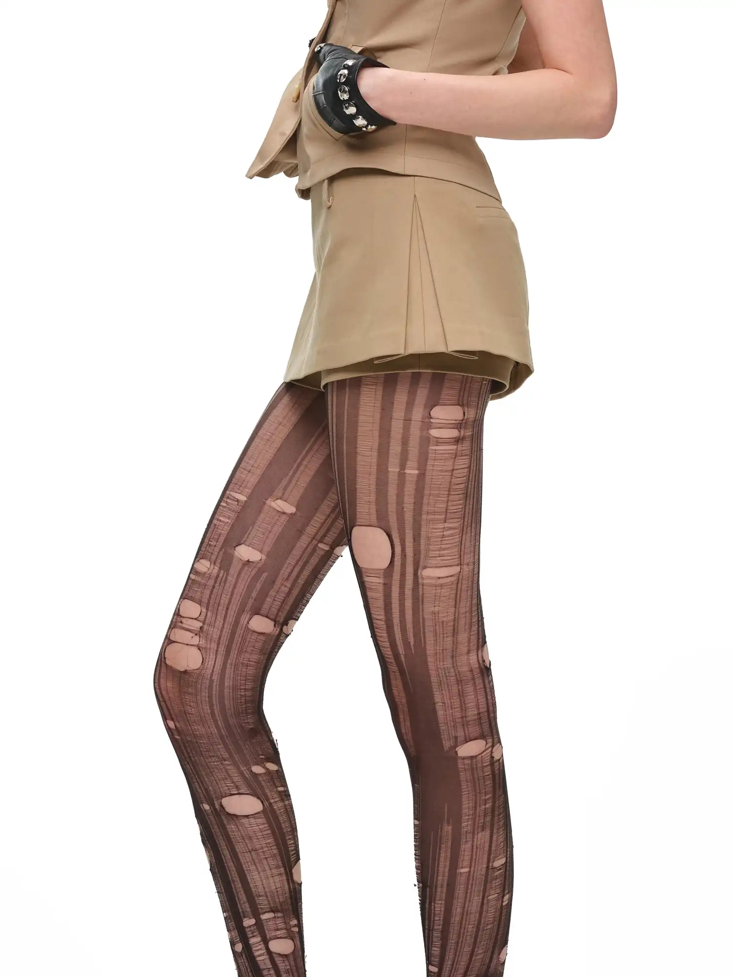 Twill Low Rise Trench Mini Skirt - Image 5