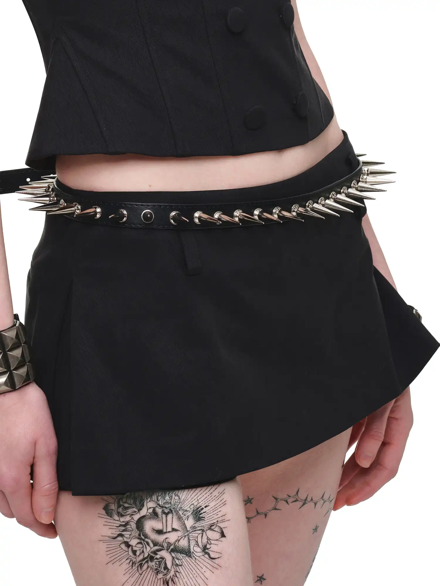 Twill Low Rise Trench Mini Skirt - Image 8