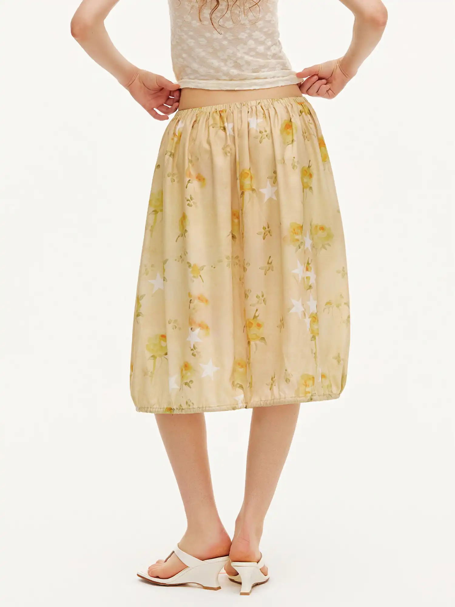 Vintage Drawstring Bubble Skirt - Image 3