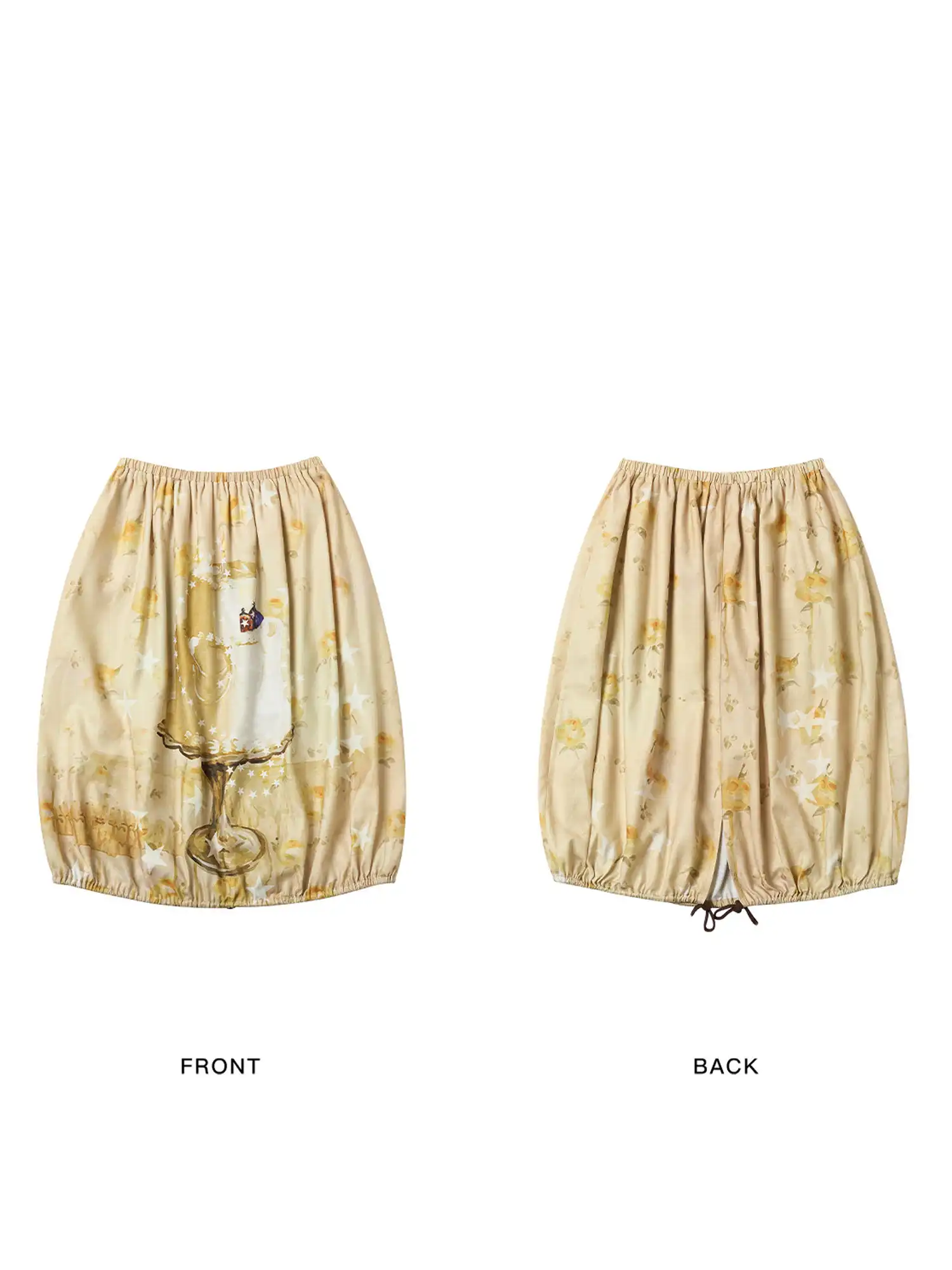 Vintage Drawstring Bubble Skirt - Image 4