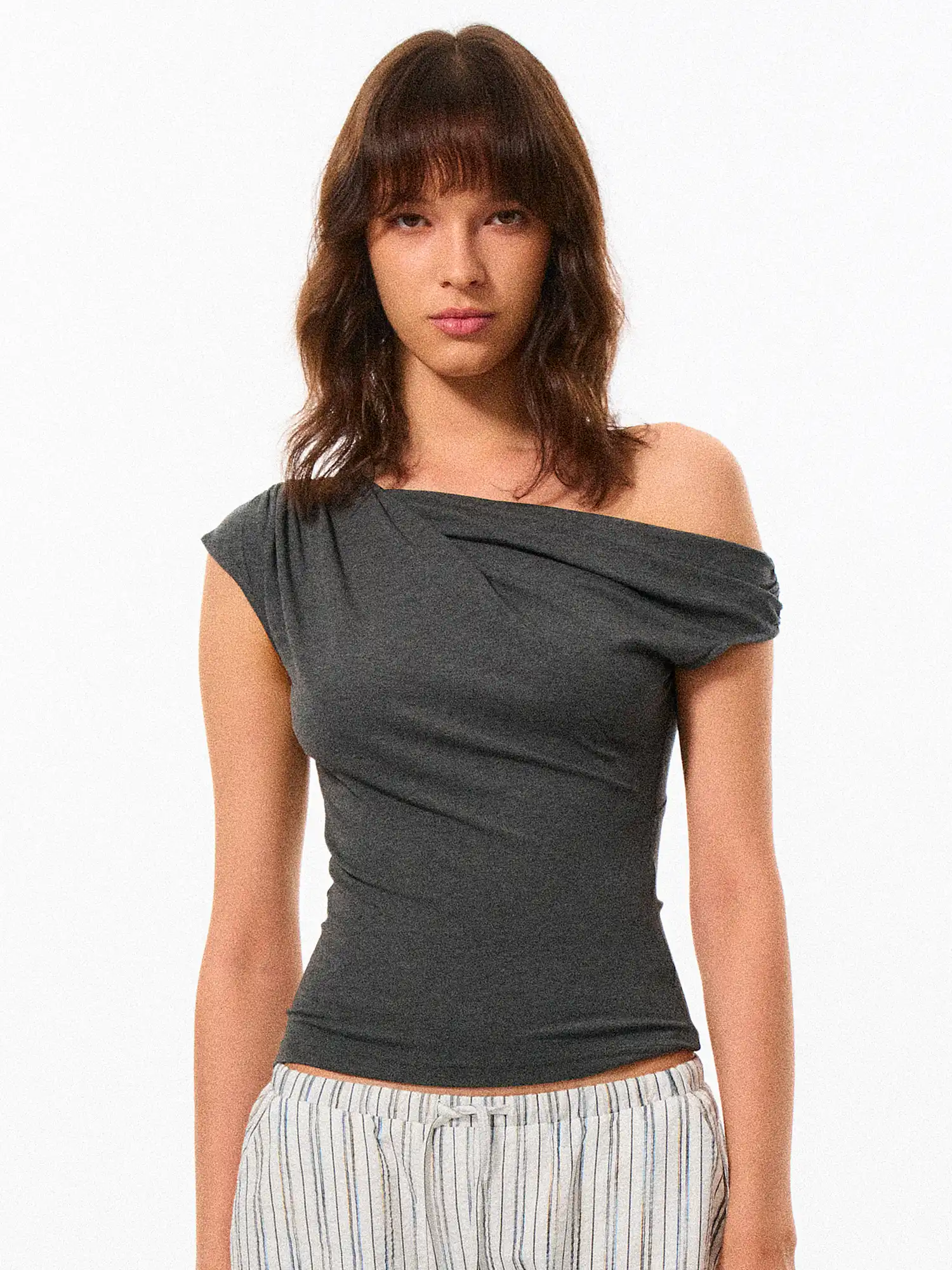 Waist-Cinching Off-Shoulder Top