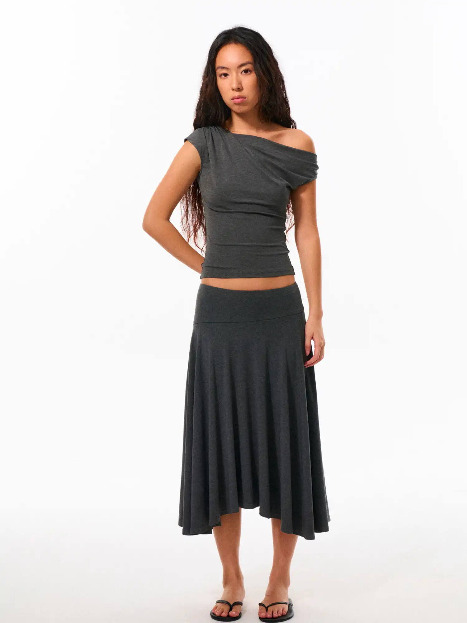 Waist-Cinching Off-Shoulder Top - Image 4