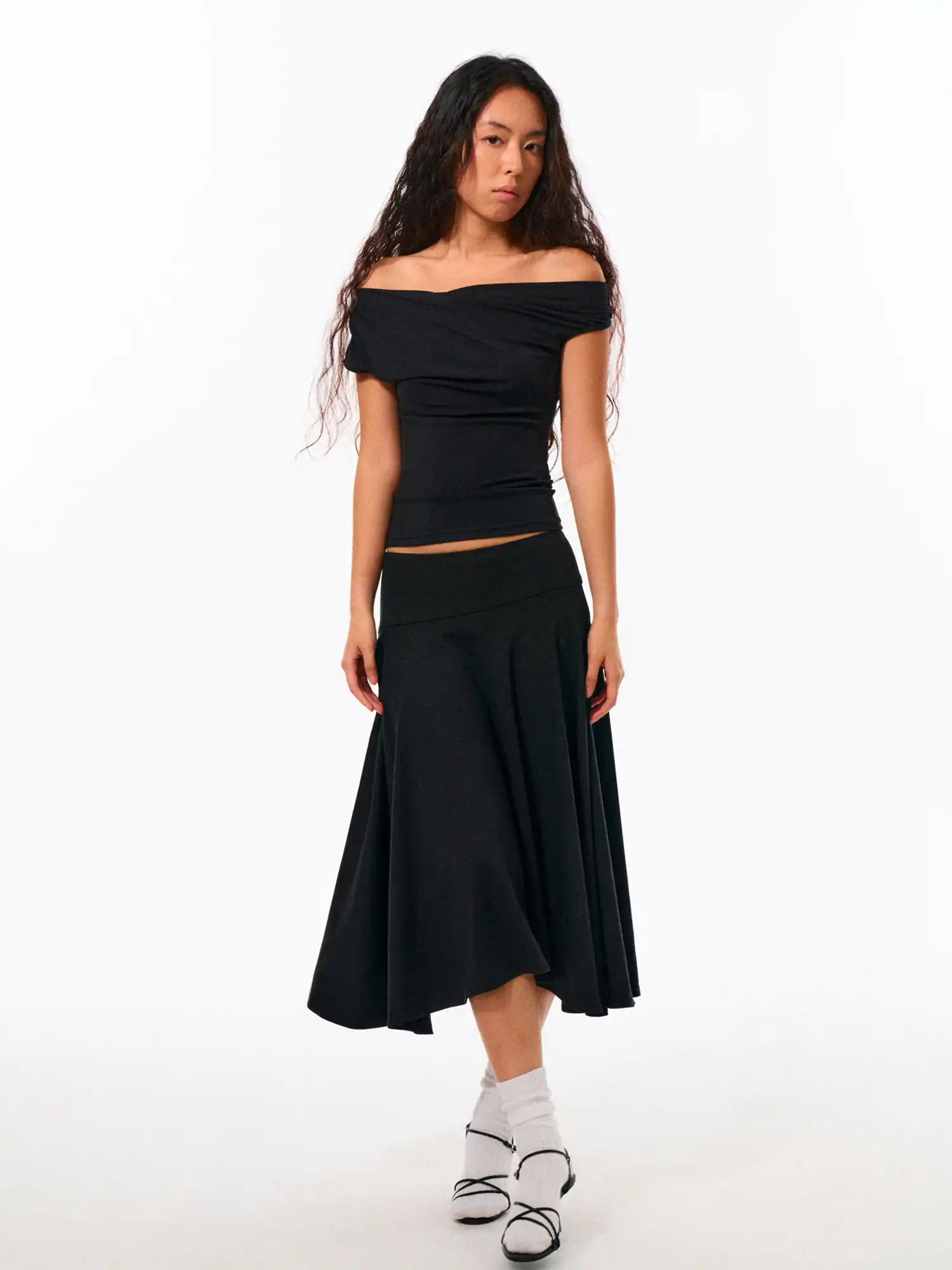 Waist-Cinching Off-Shoulder Top - Image 7