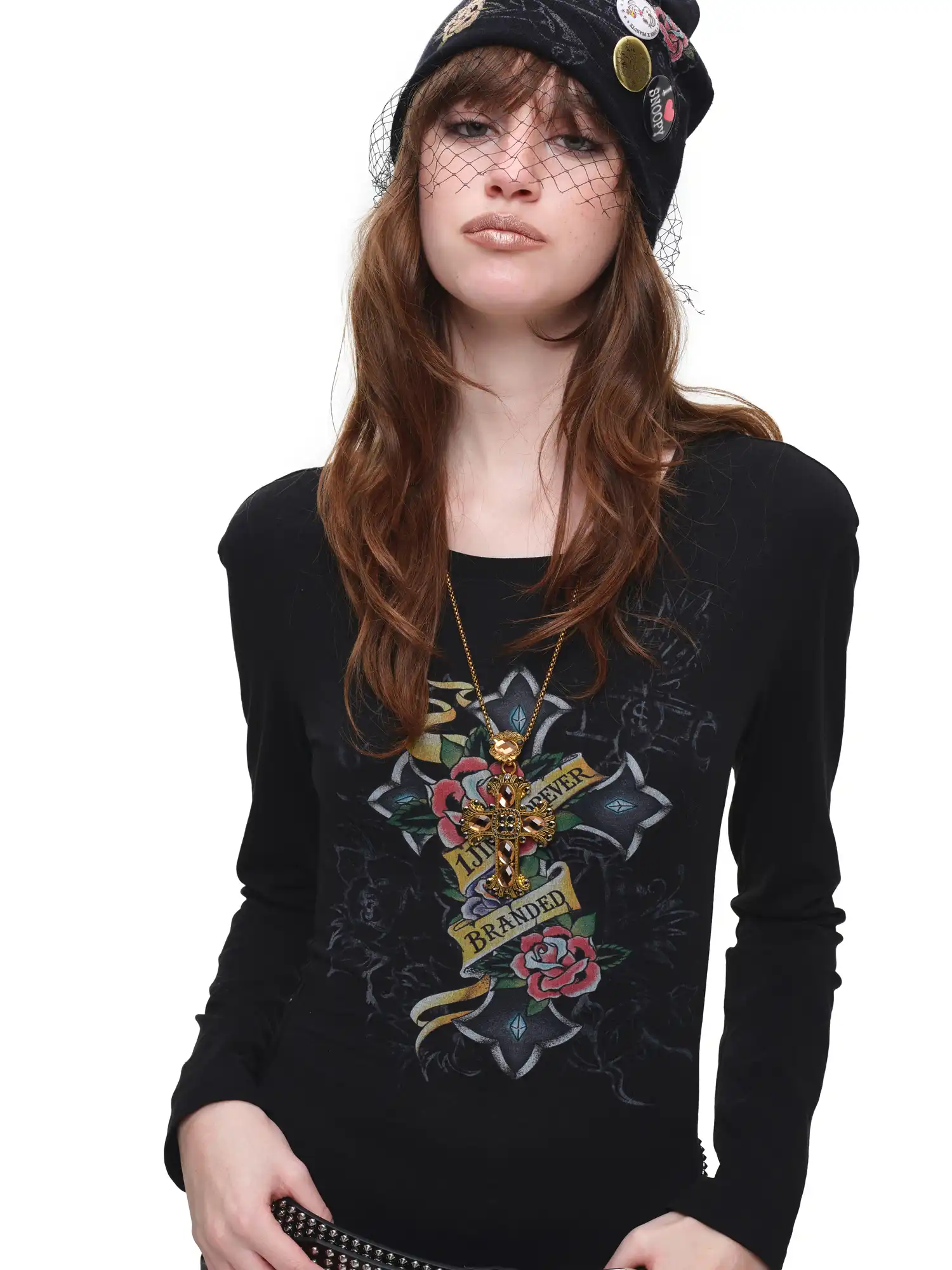 Y2K Long Sleeve Cut Out Back Top - Image 11