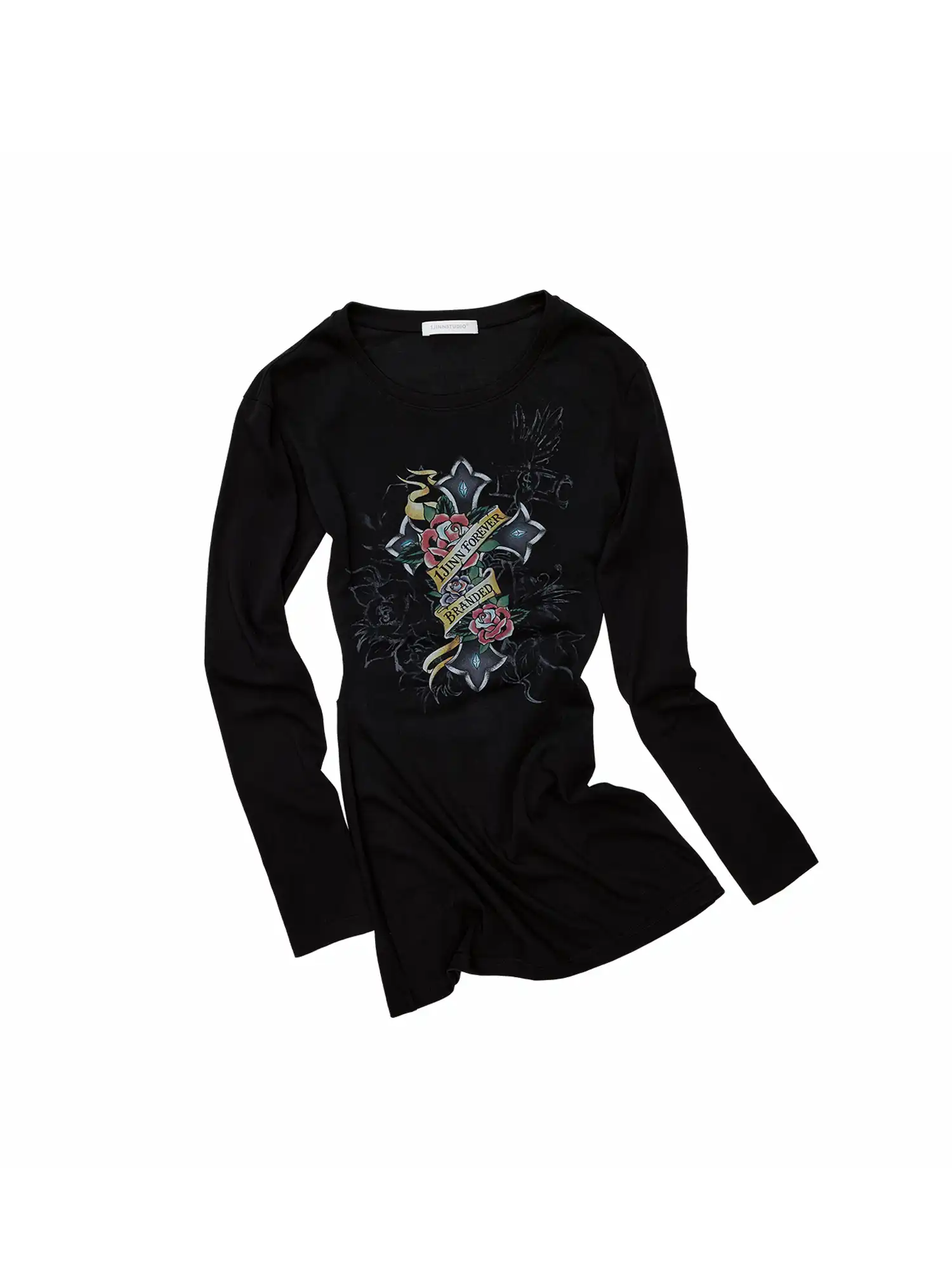 Y2K Long Sleeve Cut Out Back Top - Image 12