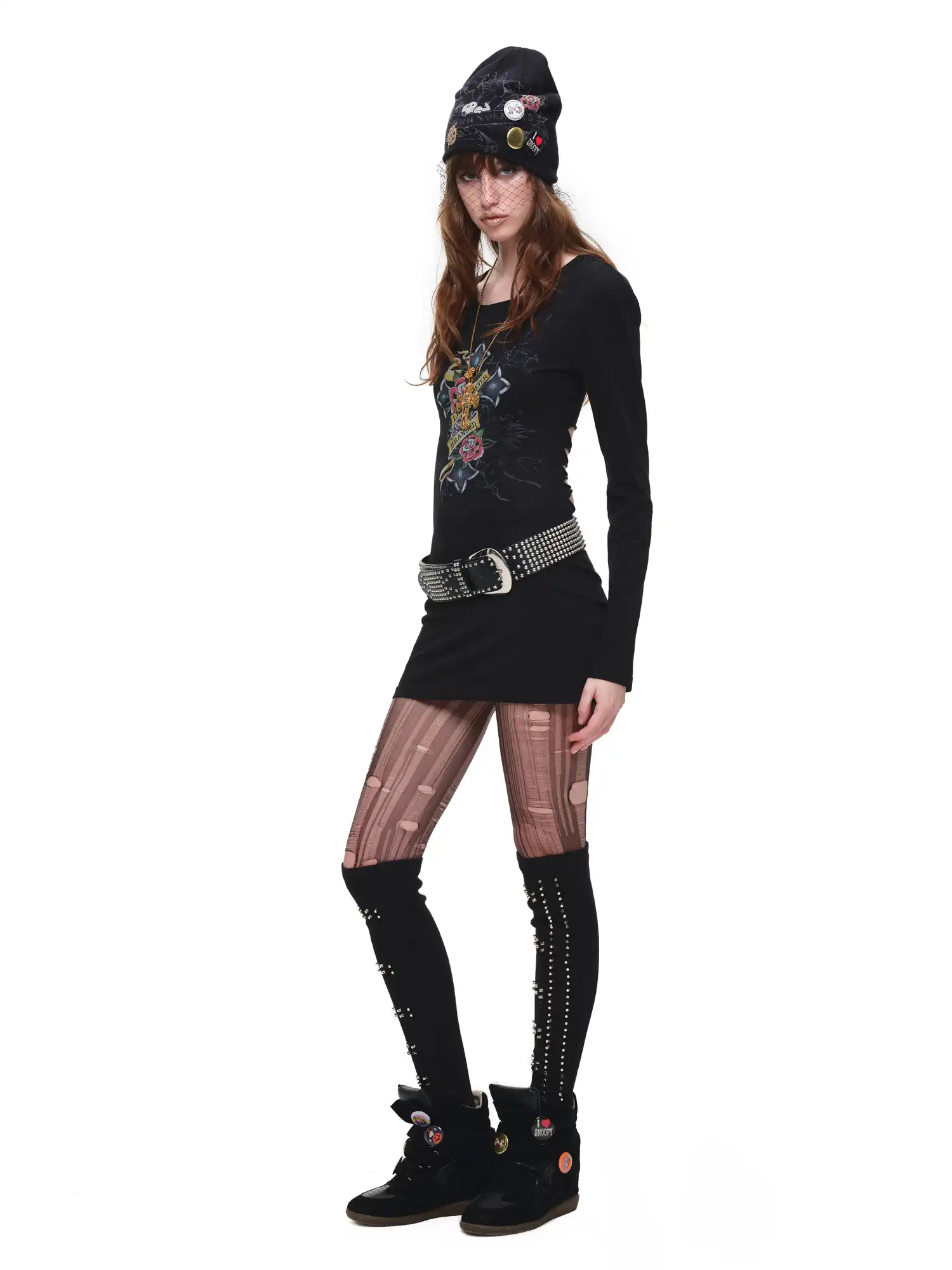 Y2K Long Sleeve Cut Out Back Top - Image 15