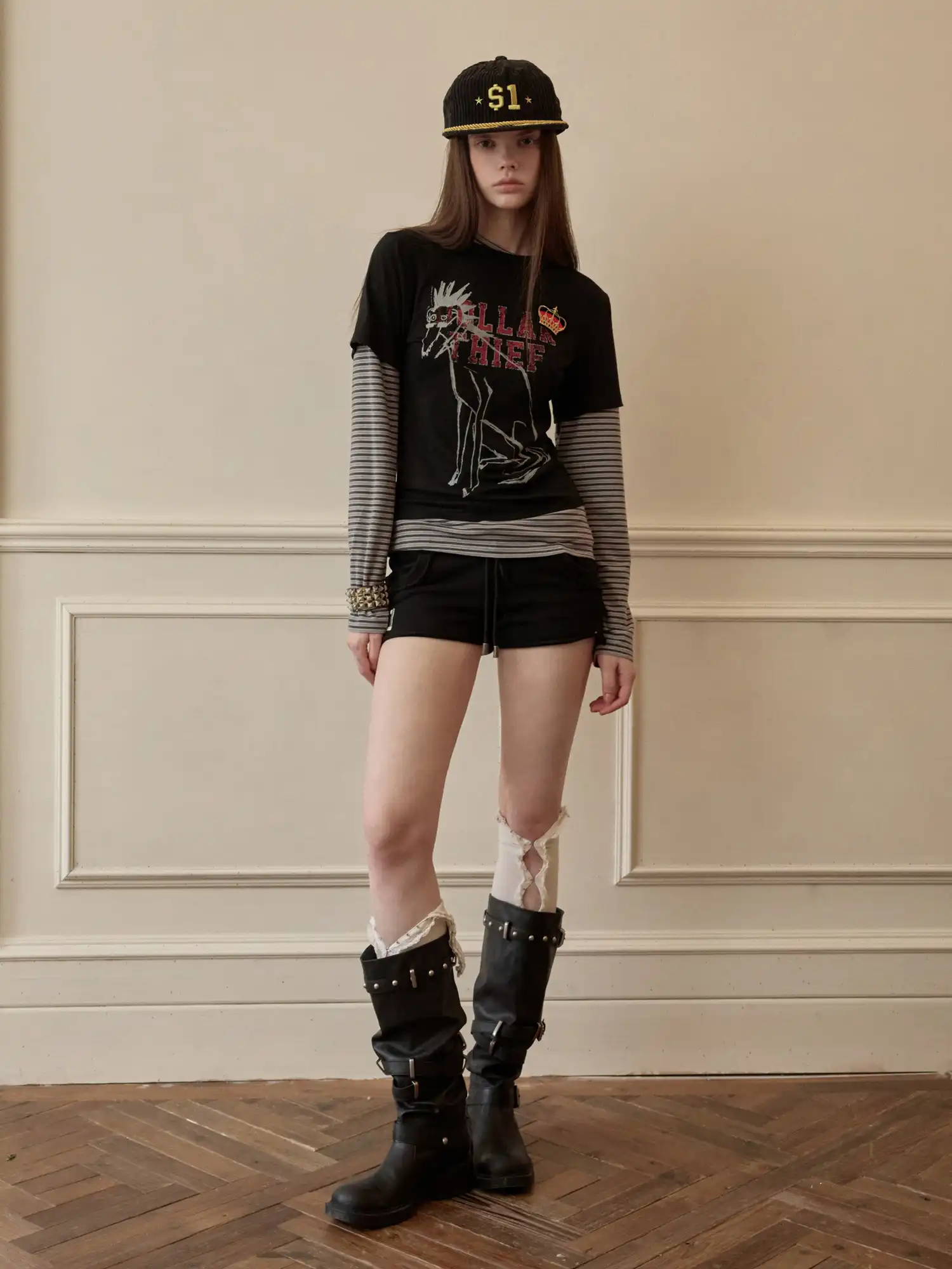 Y2K Low Rise Embroidered Camo Sweat Sexy Shorts - Image 16