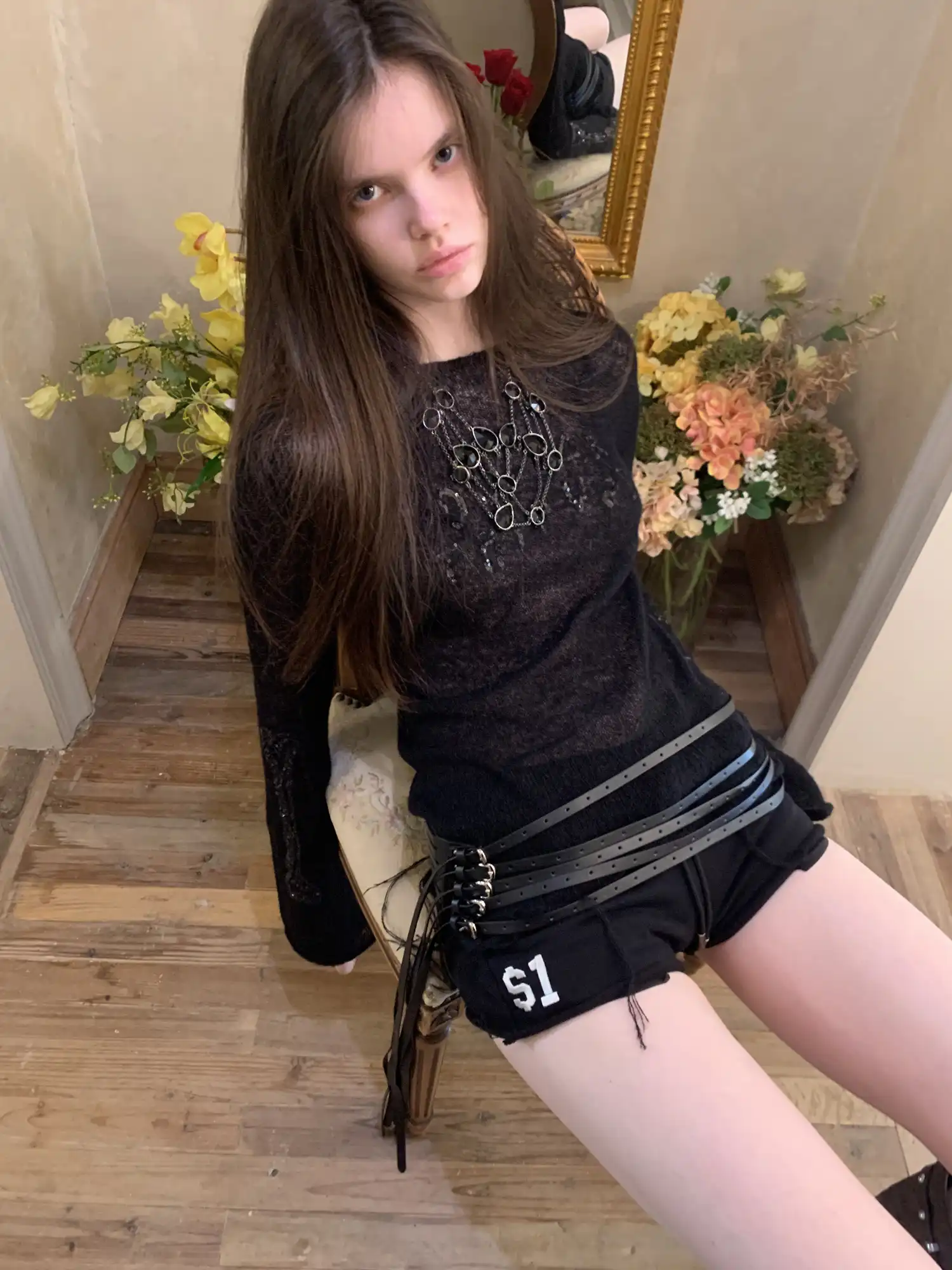 Y2k Multi Layer Rock Fringe Tassel Belt - Image 8