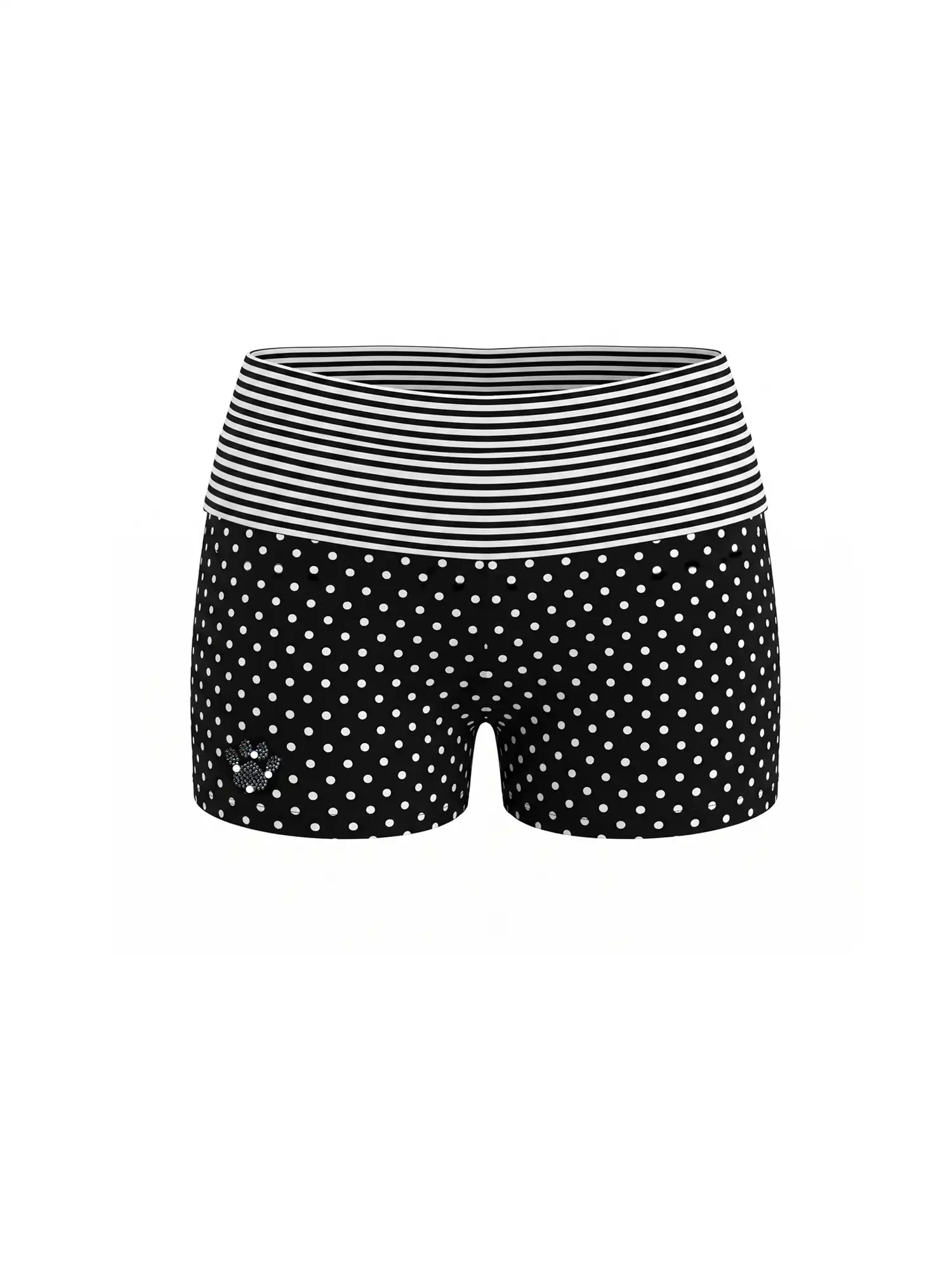 Y2K Polka Dot Foldover Shorts - Image 7